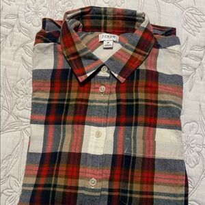 J. Crew women’s Multicolor Plaid Button Down Shirt